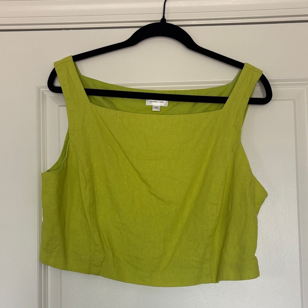 Banana Republic Chartreuse Tank Top